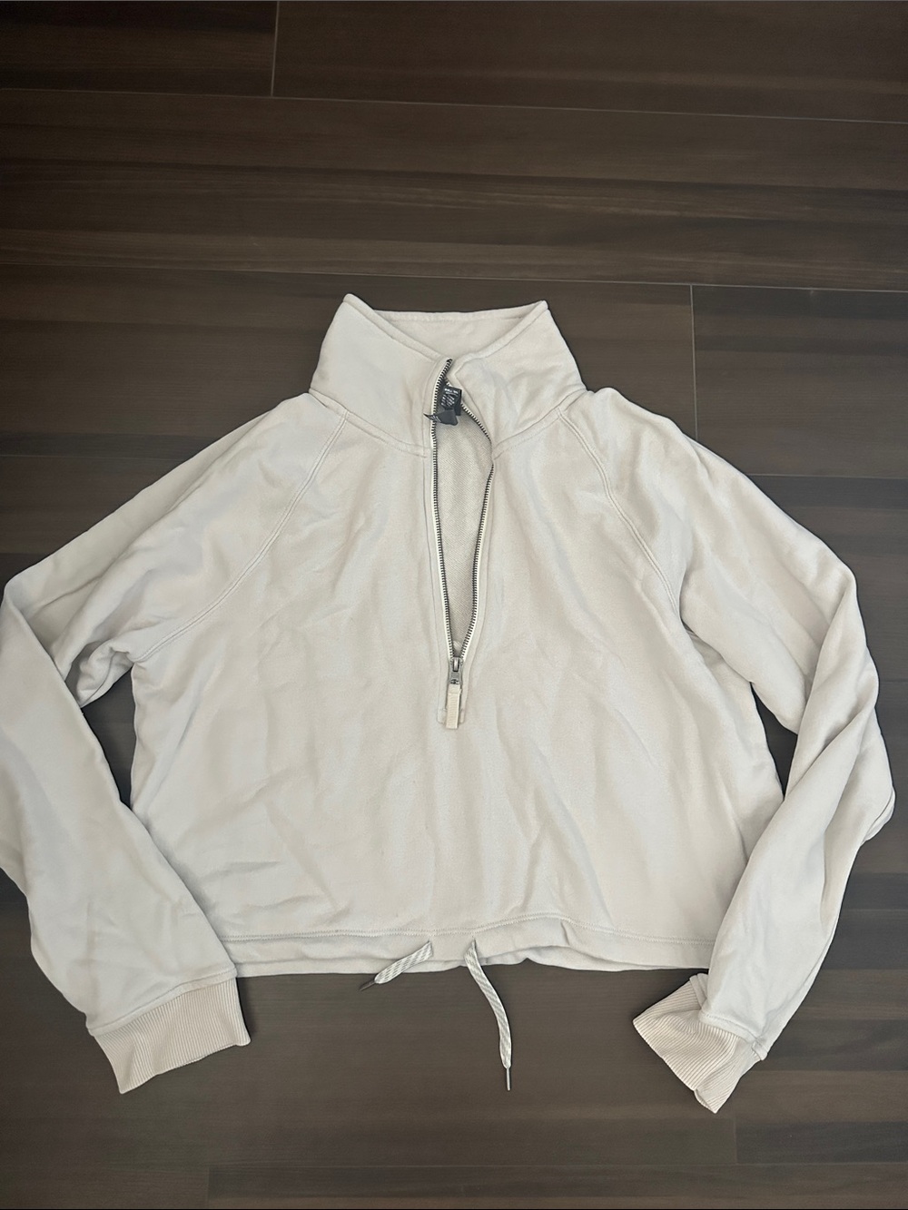 Vuori Light Beige Half-Zip Pullover